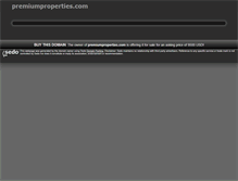 Tablet Screenshot of premiumproperties.com